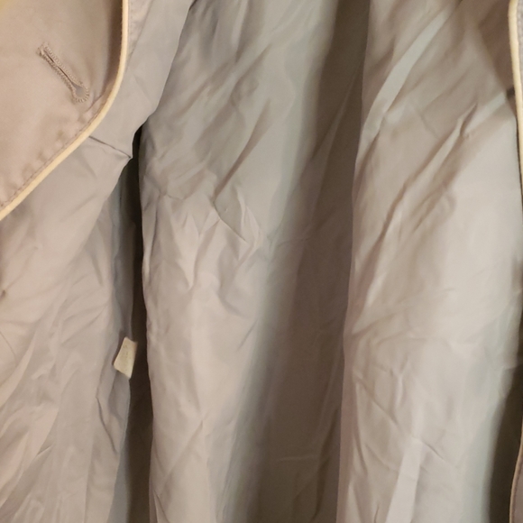 London Fog Retro Coat Light Gray Blue Medium - Picture 6 of 6